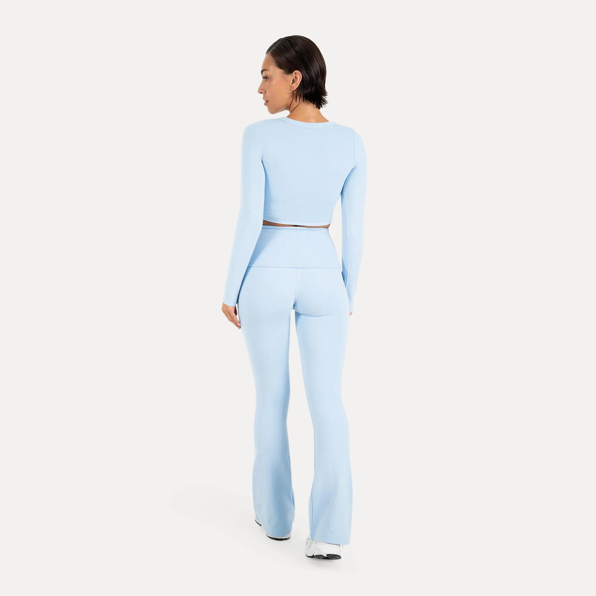 Damen Crop Longsleeve Niora Hellblau 3/6