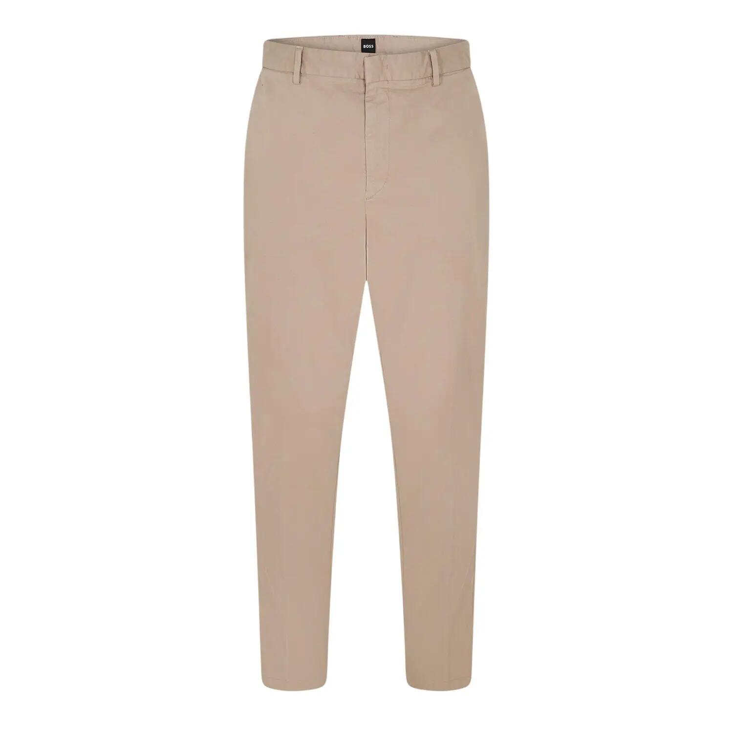 Chino Aderente Uomo Boss Kaito Beige 2/3