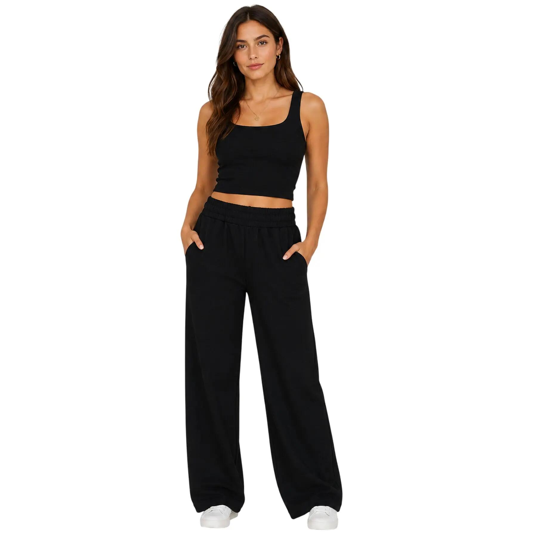 Pantalon Femme (Noir) 1/4