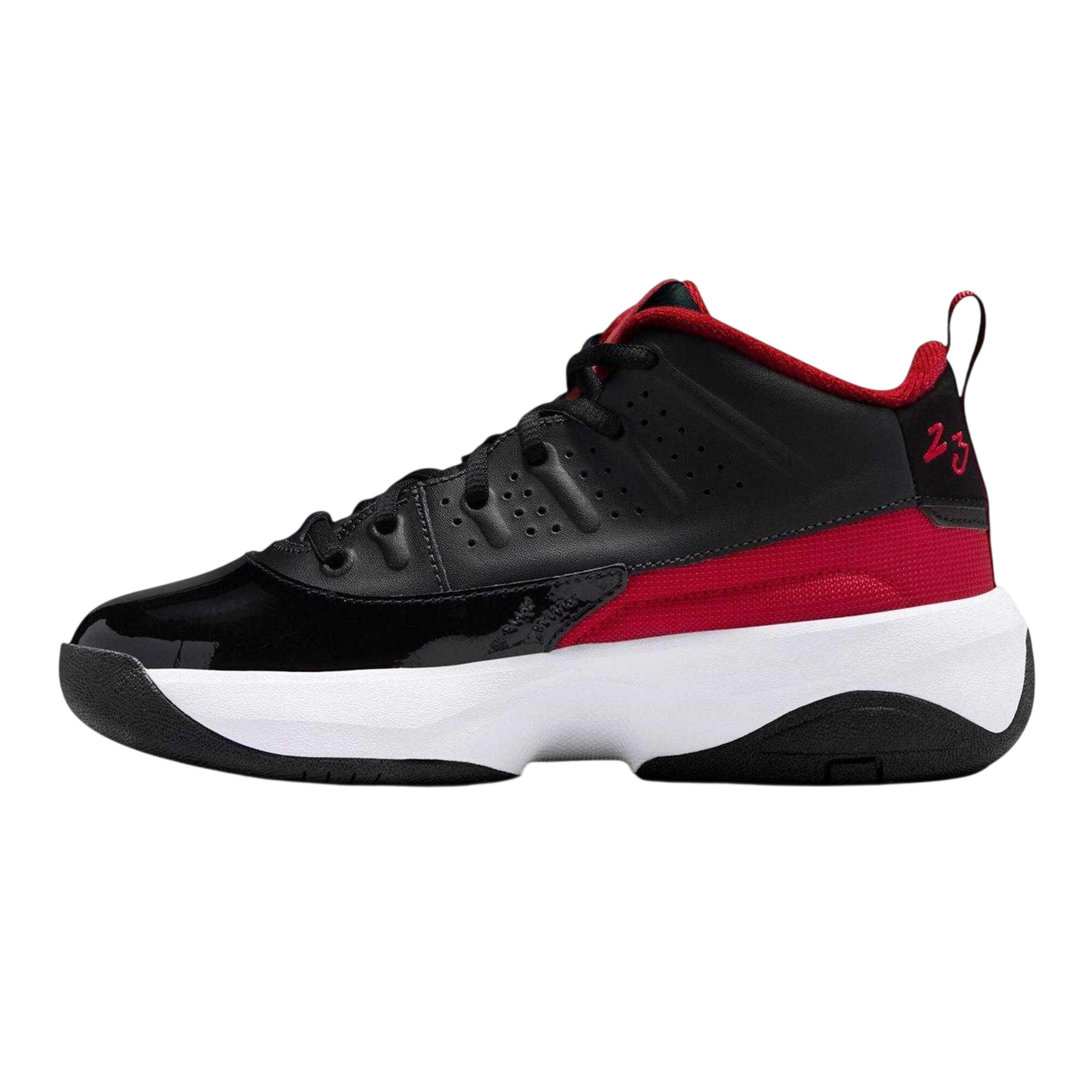 Scarpe Da PallacanestroBambini Nike Air Jordan Max Aura 7 Nero Rosso 2/4