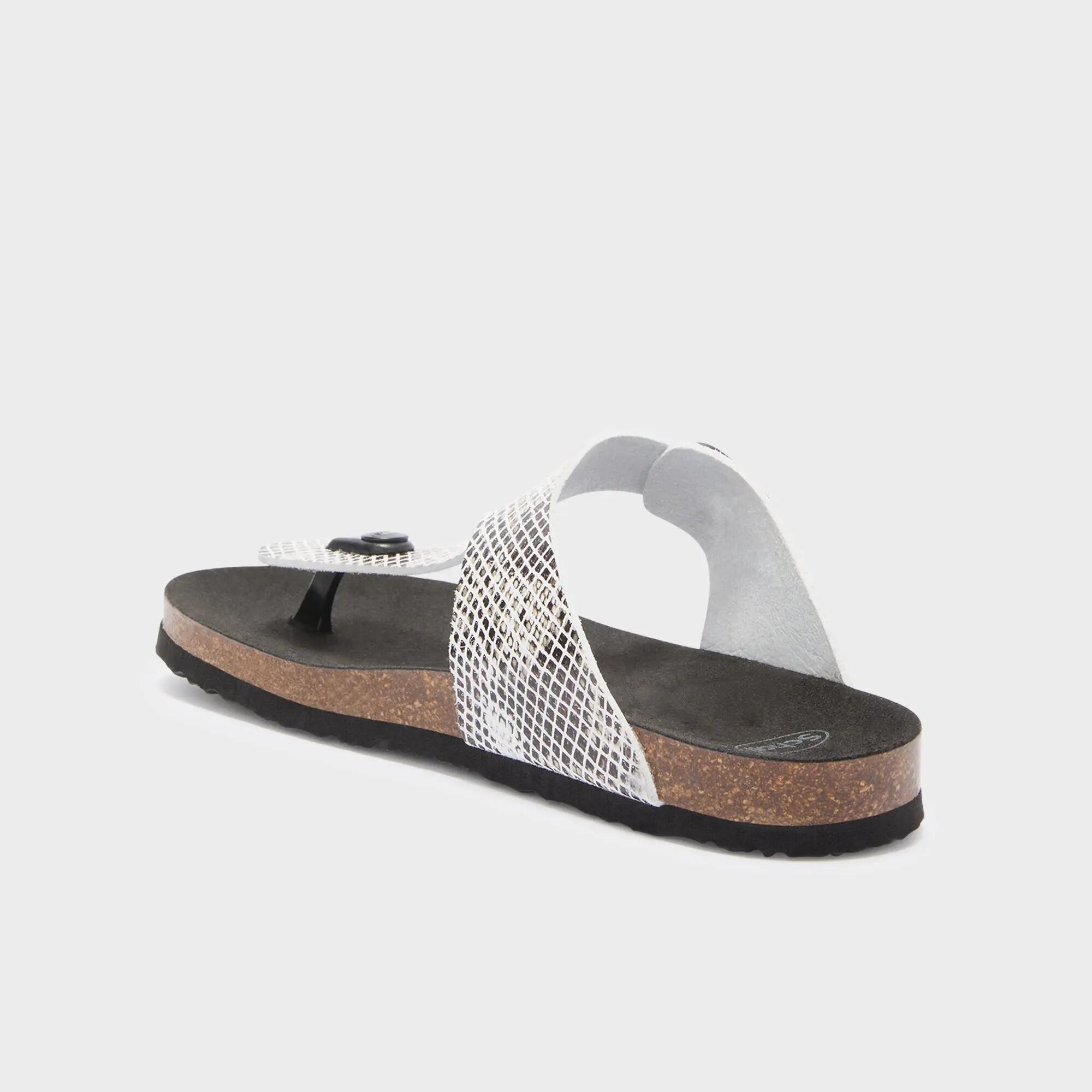 Chinelos de dedo mulher Jackie Thong Preto/Branco 4/4