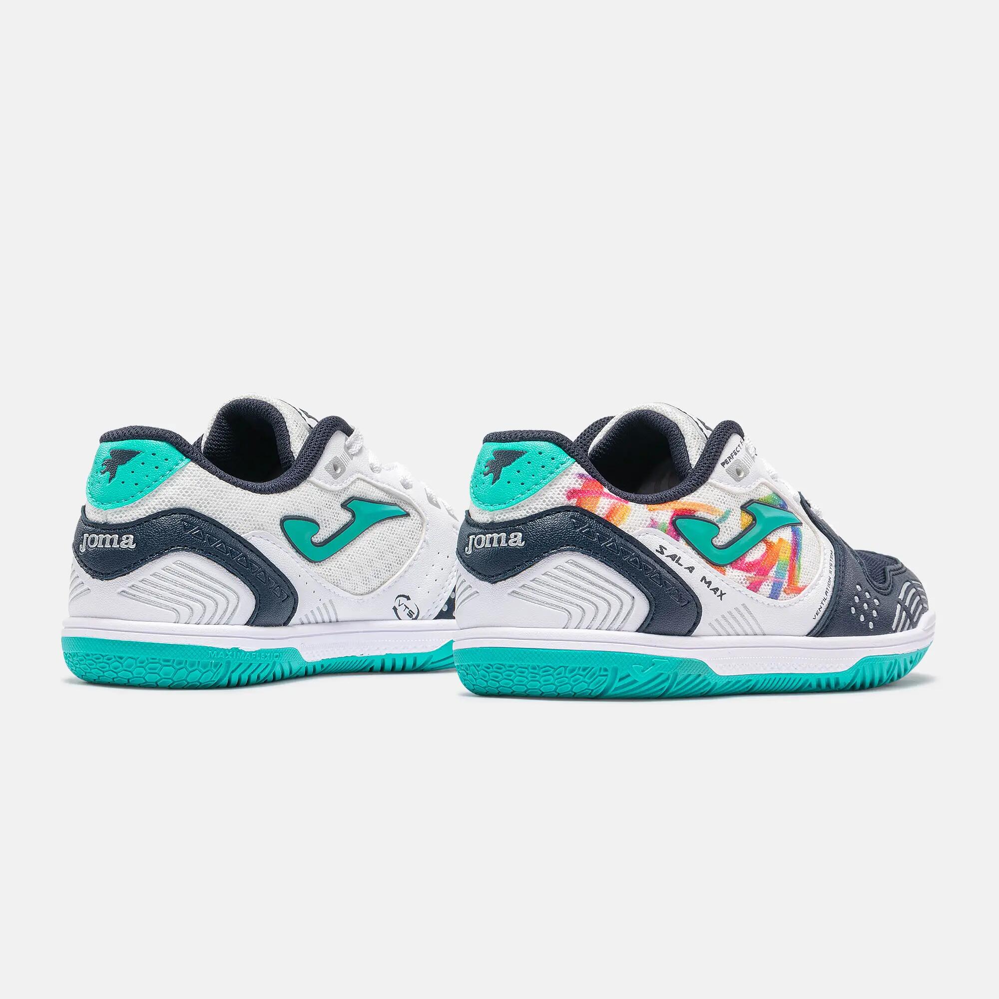 Zapatillas Fútbol Sala Niños Joma Sala Max Jr 26 IN Marino 3/6