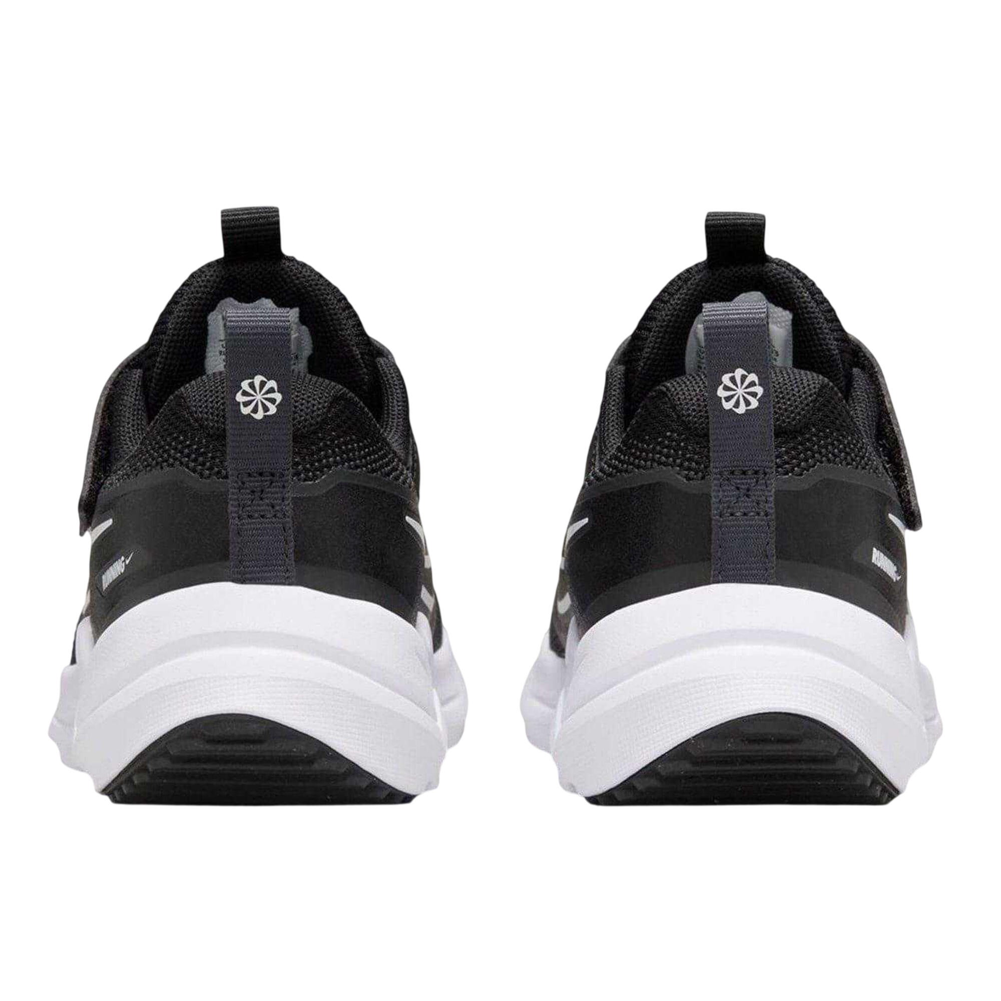 Childrens/Kids Cosmic Hook and Loop Trainers (Black/White) 2/4