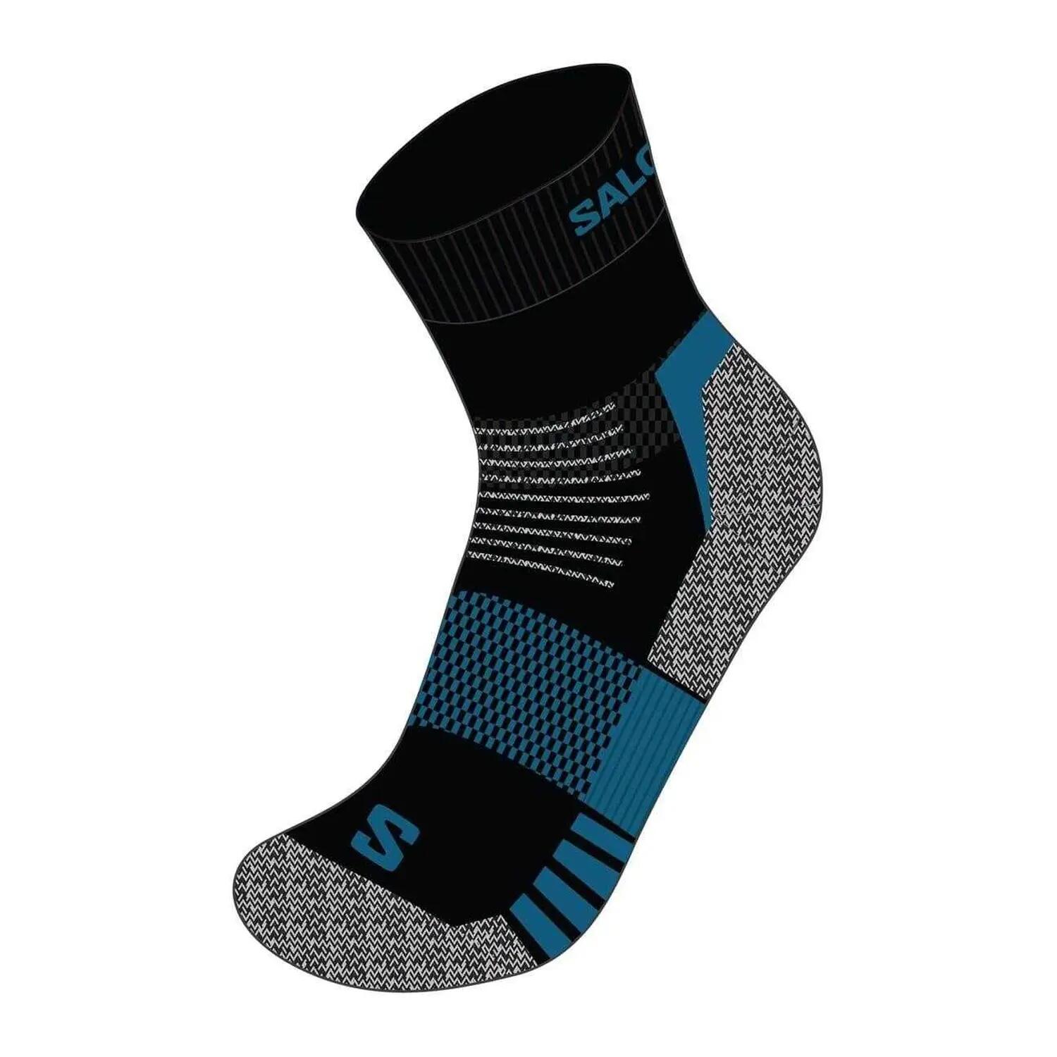 Lot De 2 Chaussettes Adulte (Noir / Bleu) 2/2
