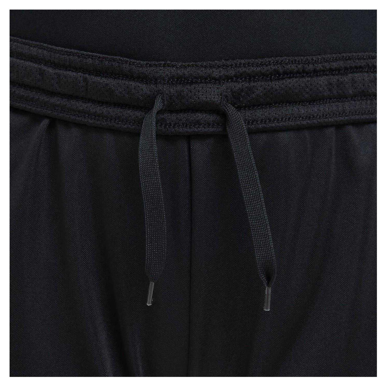 Childrens/Kids Logo Shorts (Black/White) 3/3