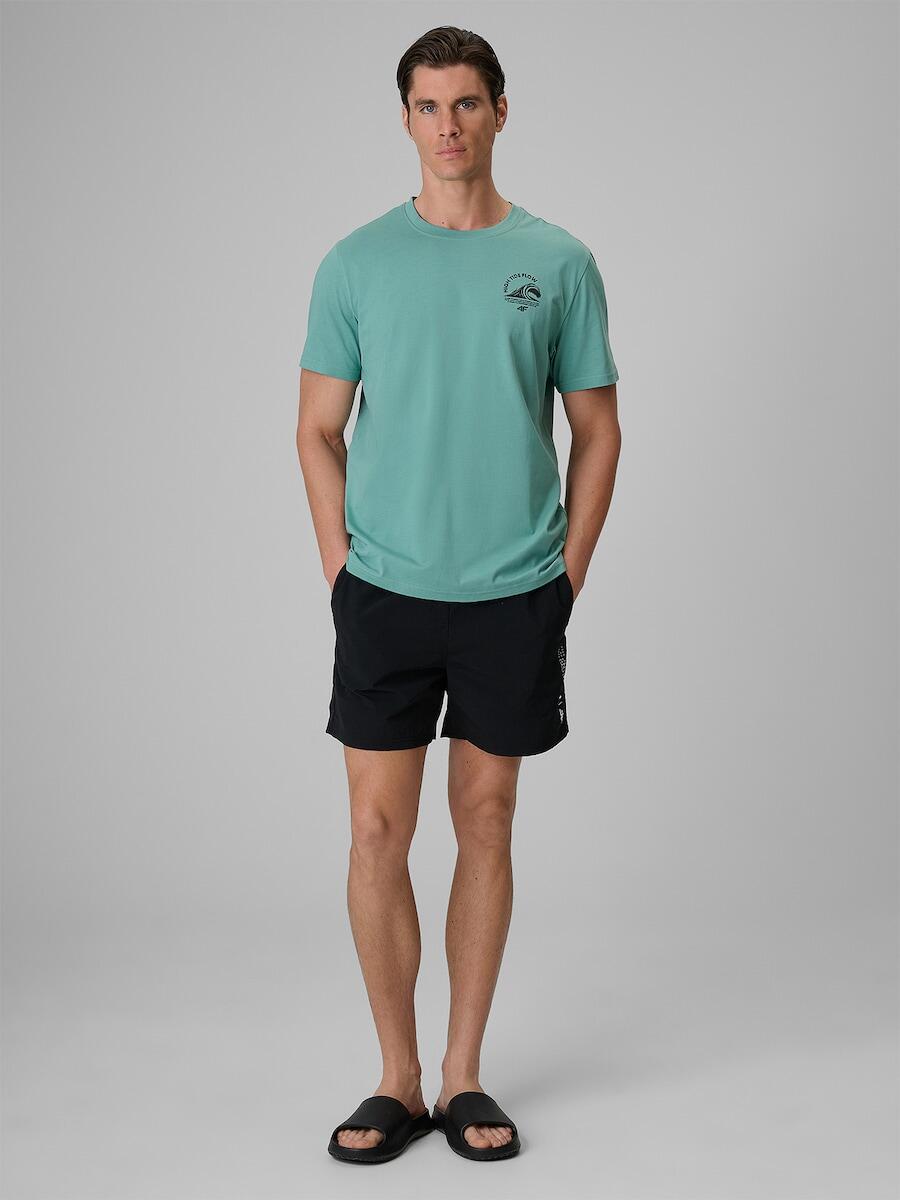 T-shirt bawełniany męski 4F 4FRSS26TTSHM4296 3/7