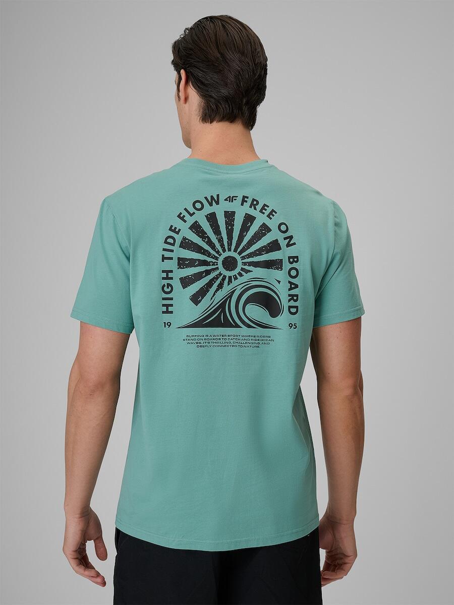 T-shirt bawełniany męski 4F 4FRSS26TTSHM4296 2/7