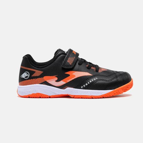Zapatillas Fútbol Sala Niños Joma Powerful Jr 26 IN Negro