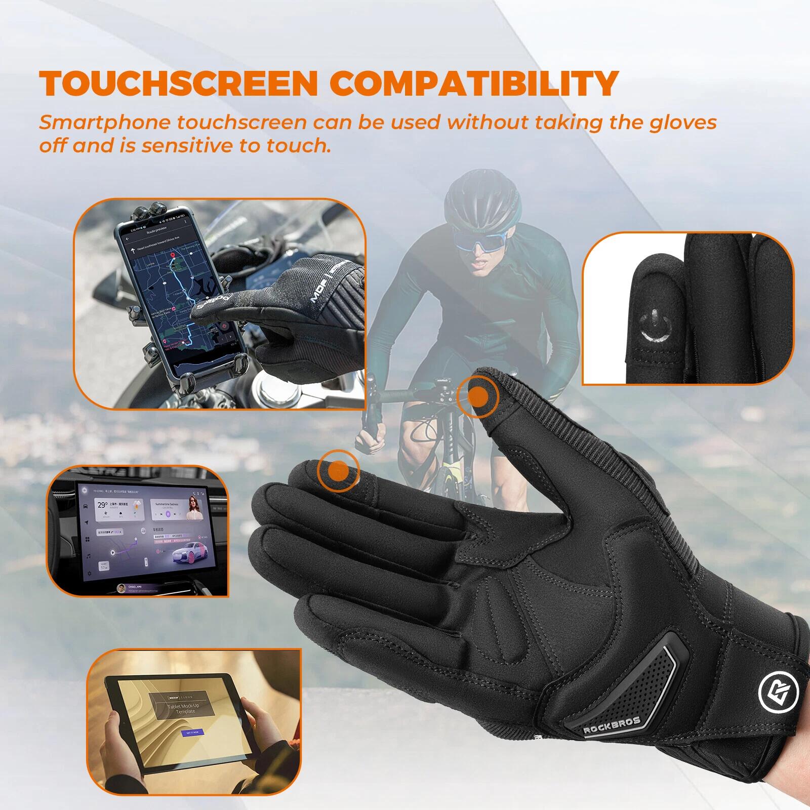 ROCKBROS Neue Design Handschuhe mit Verriegelung 5/7