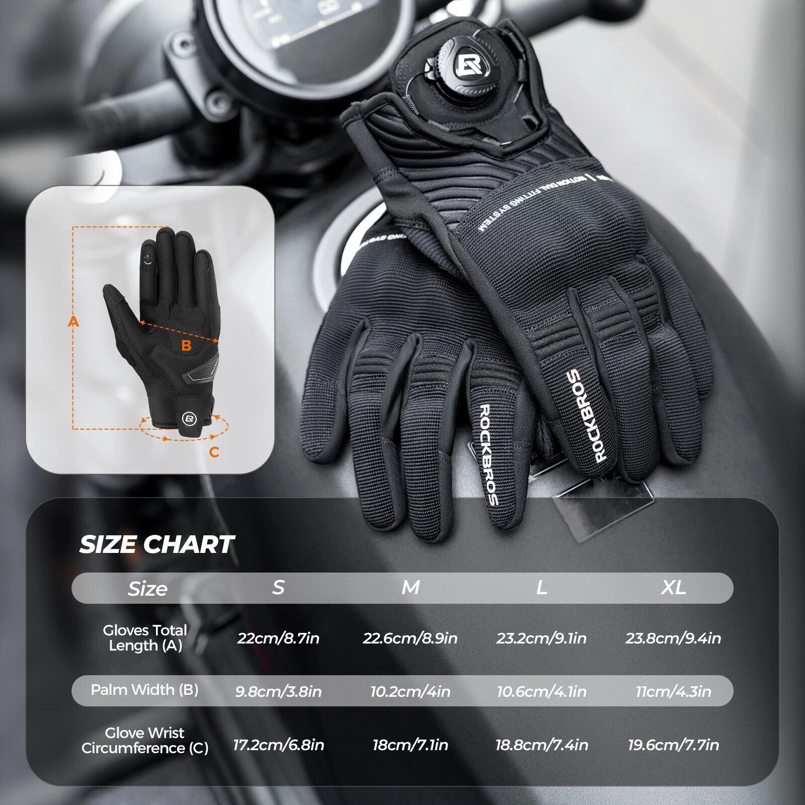 ROCKBROS Neue Design Handschuhe mit Verriegelung 4/7