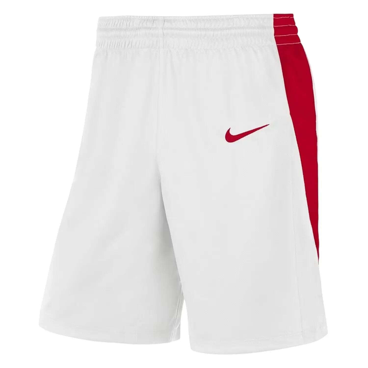 Pantaloncini Da Basket Logo Uomo Nike Bianco Rosso 3/3