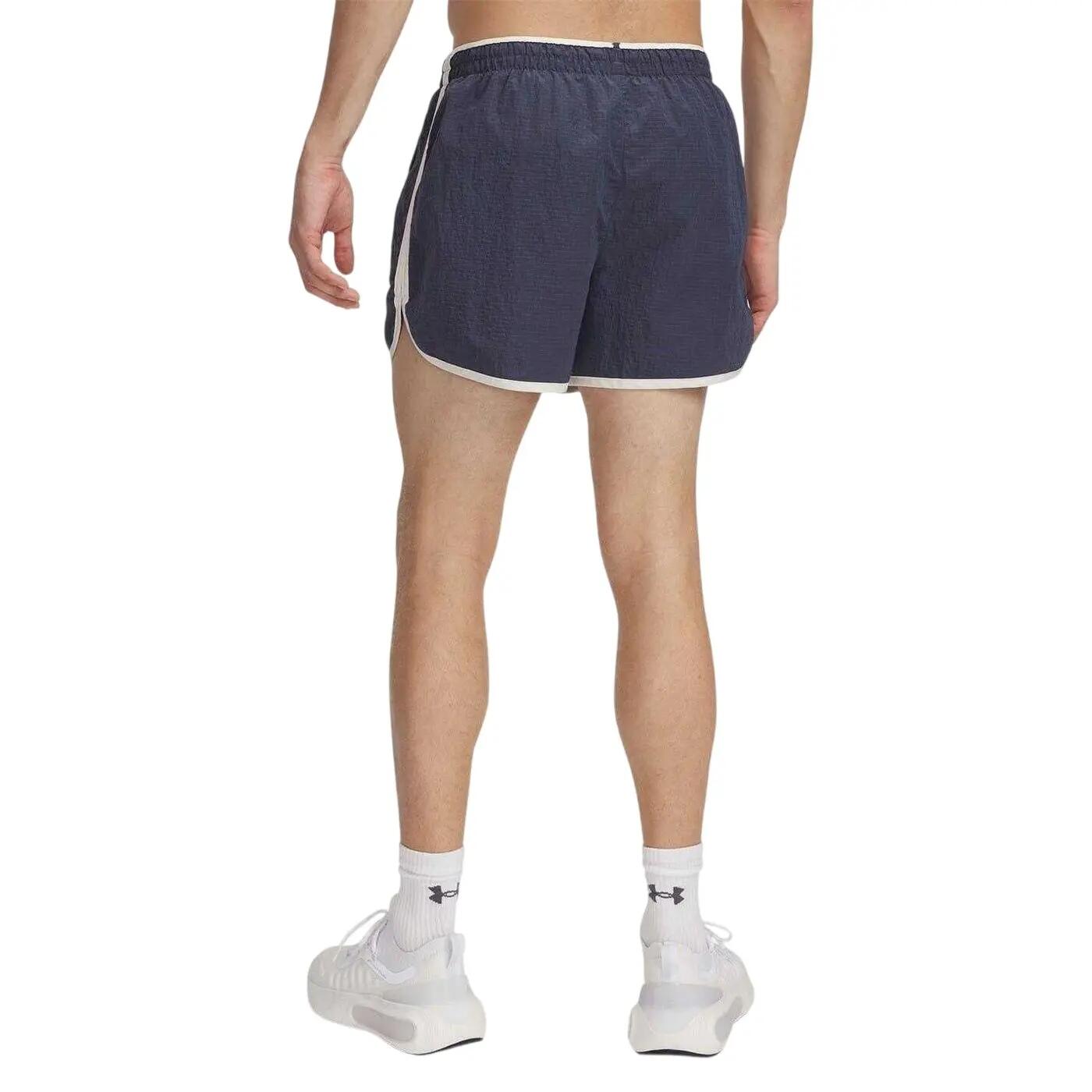 Mens Run 96 Running Shorts (Grey) 3/4