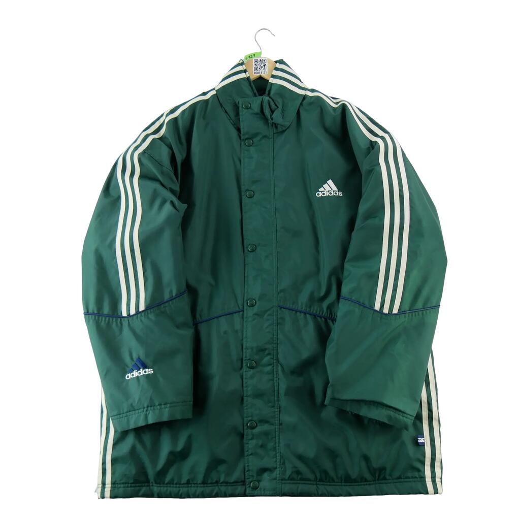 Second life - Adidas Men's Vintage Y2K Parka Green - Very good