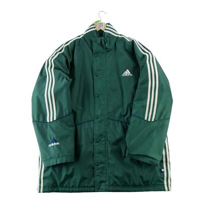 Tweedehands - adidas parka heren vintage y2k groen - zeer goede staat