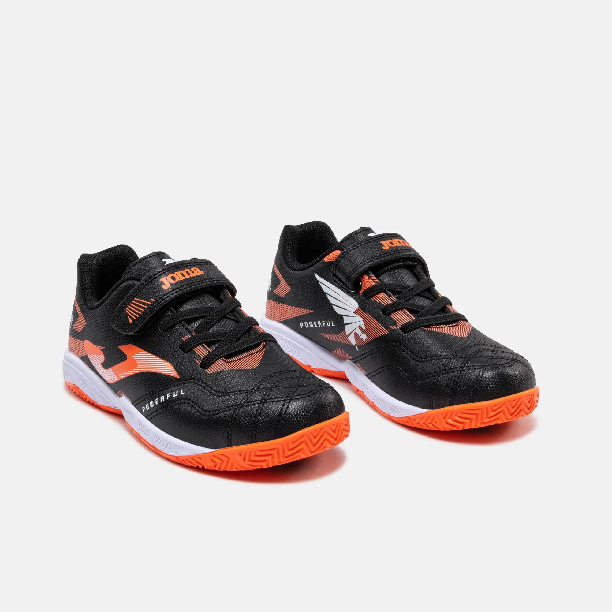 Zapatillas Fútbol Sala Niños Joma Powerful Jr 26 IN Negro 2/5