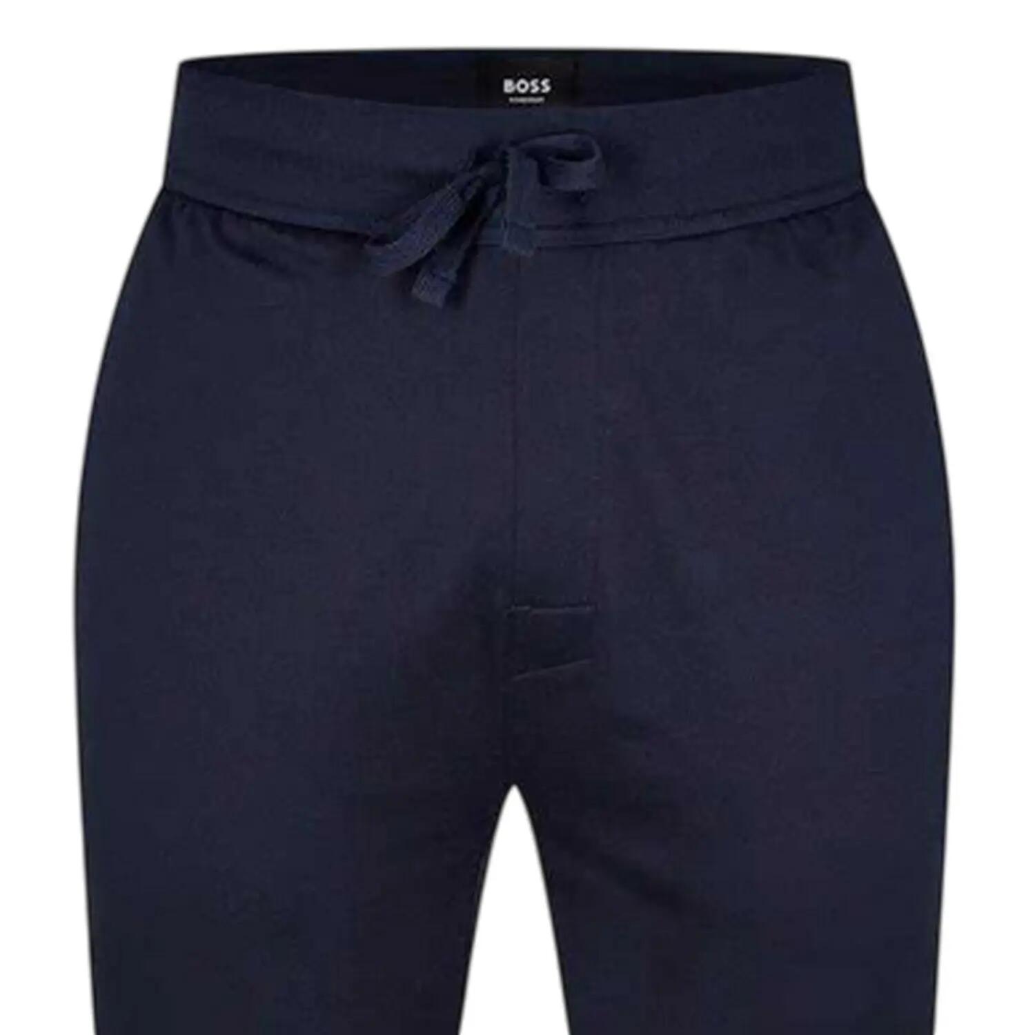 Mens Authentic French Terry Regular Joggers (Navy) 3/4