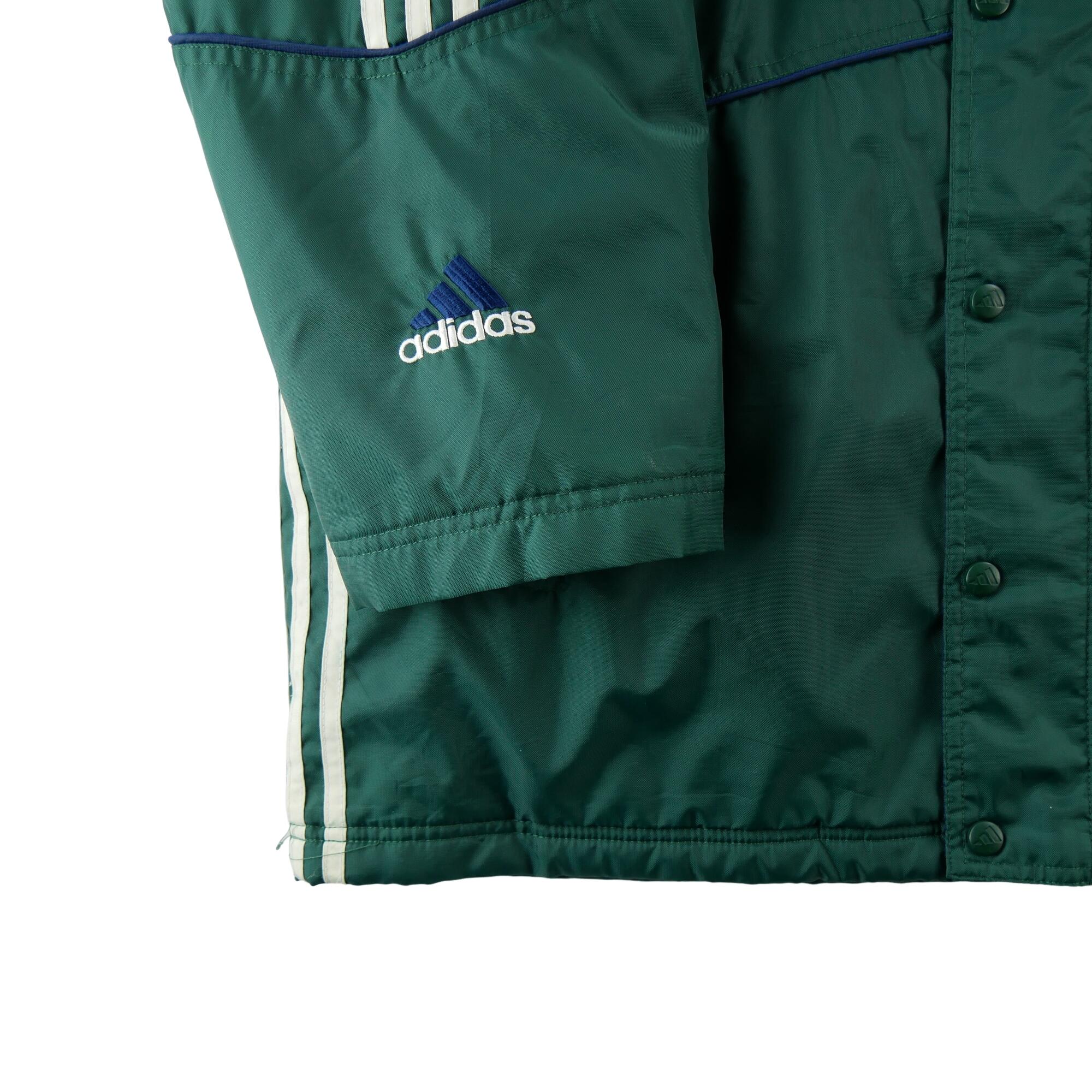 Refurbished - Parka Herren Adidas Vintage Y2K Grün - In sehr gutem Zustand 5/7