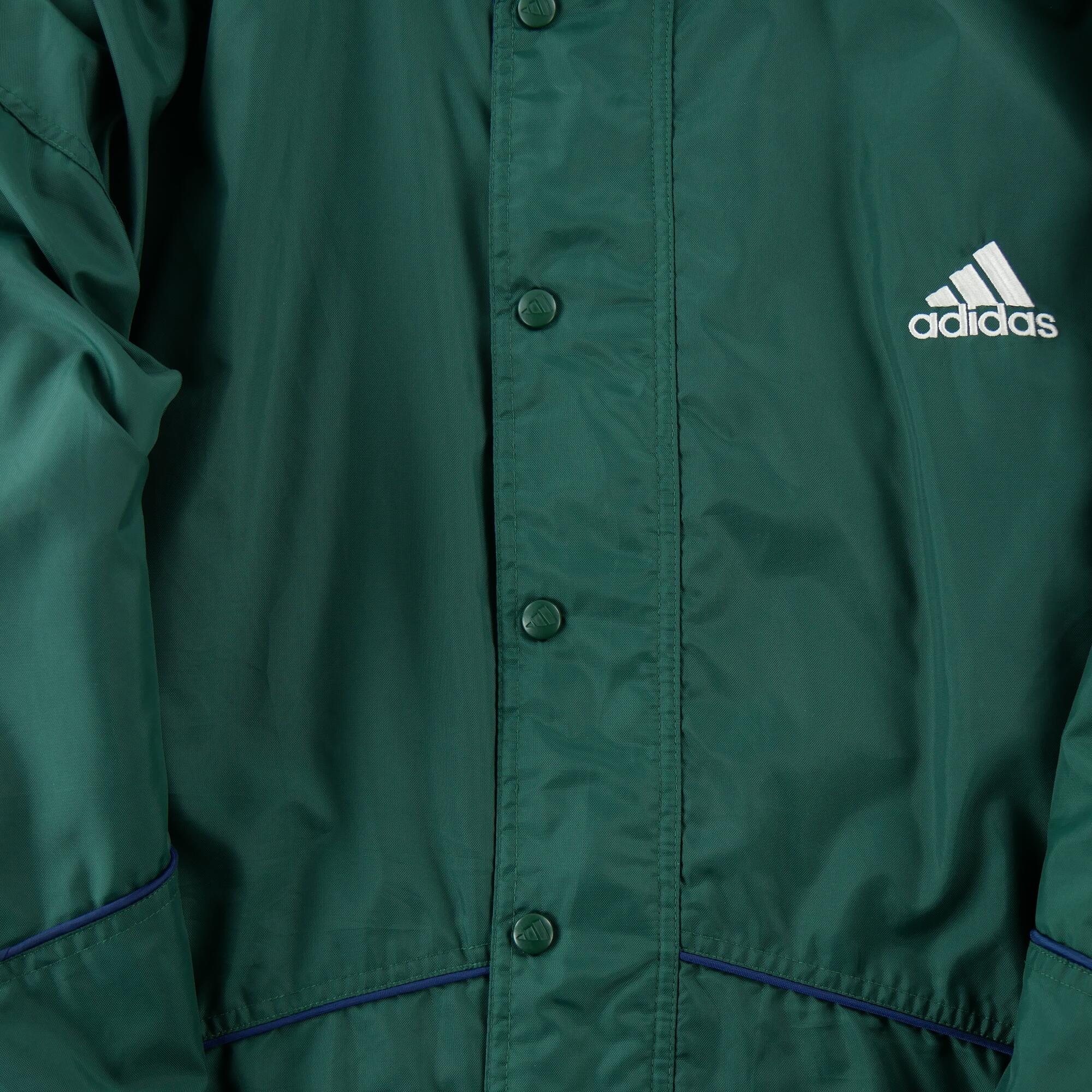 Refurbished - Parka Herren Adidas Vintage Y2K Grün - In sehr gutem Zustand 4/7