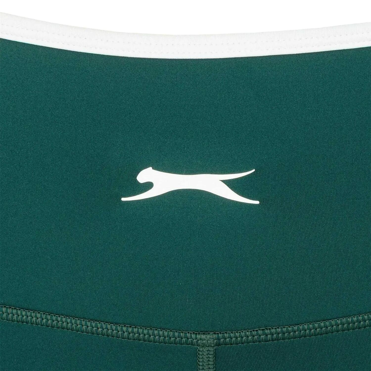 Womens/Ladies Workout Cycling Shorts (Forest Green) 4/4
