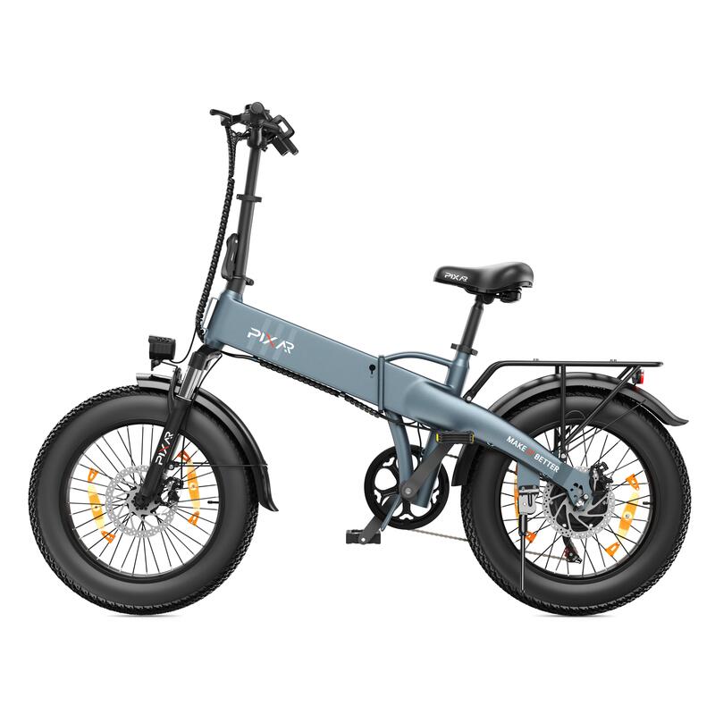 Bicicletă electrică pliabilă PIXAR F2 cu Shimano cu 7 viteze
