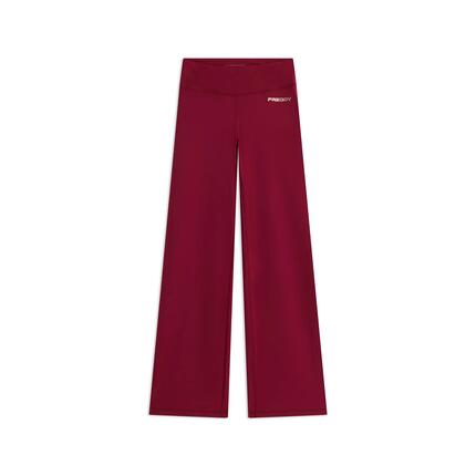 Leggings à taille haute en tissu à séchage rapide avec bas évasé