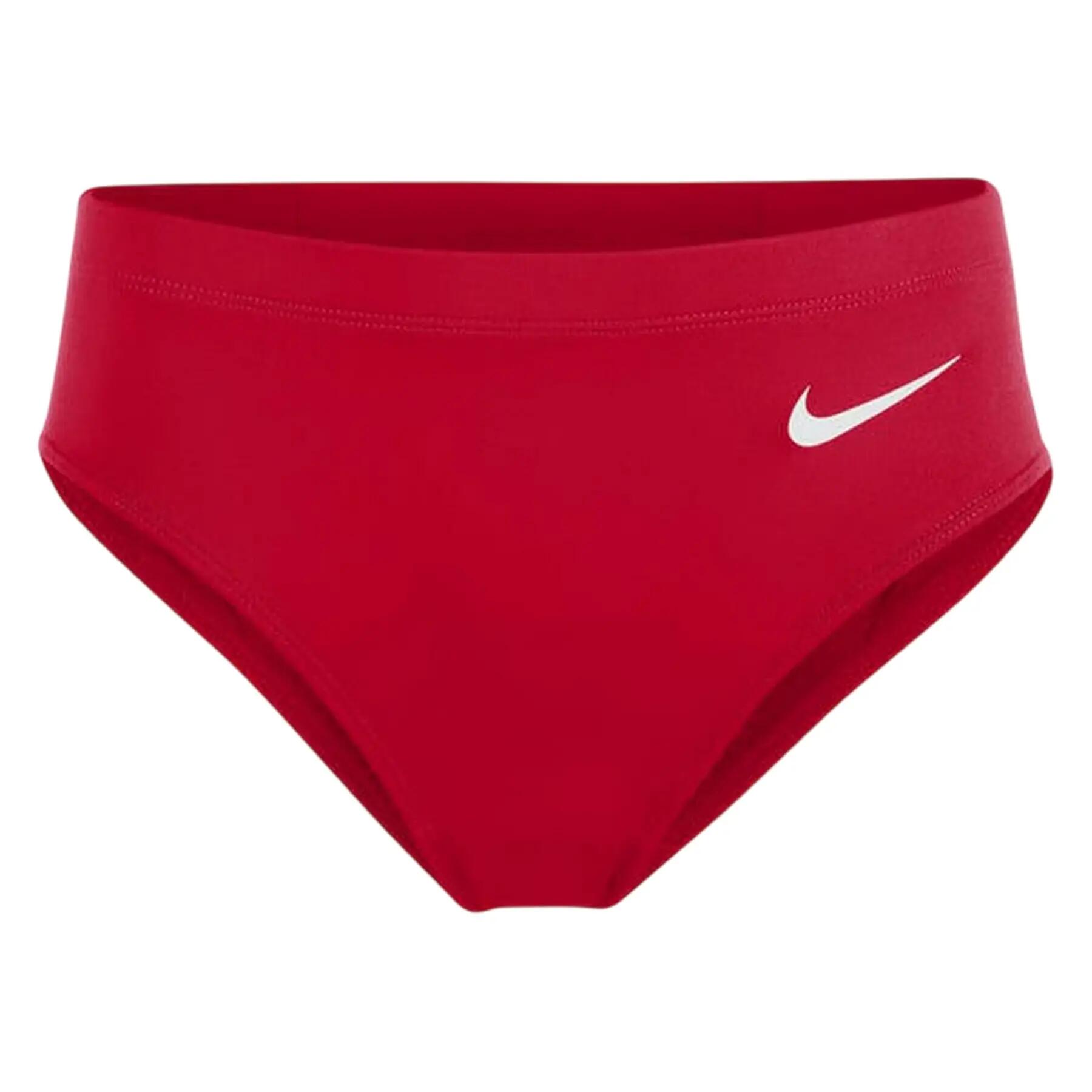 Womens/Ladies Logo Knicker Shorts (University Red) 2/4