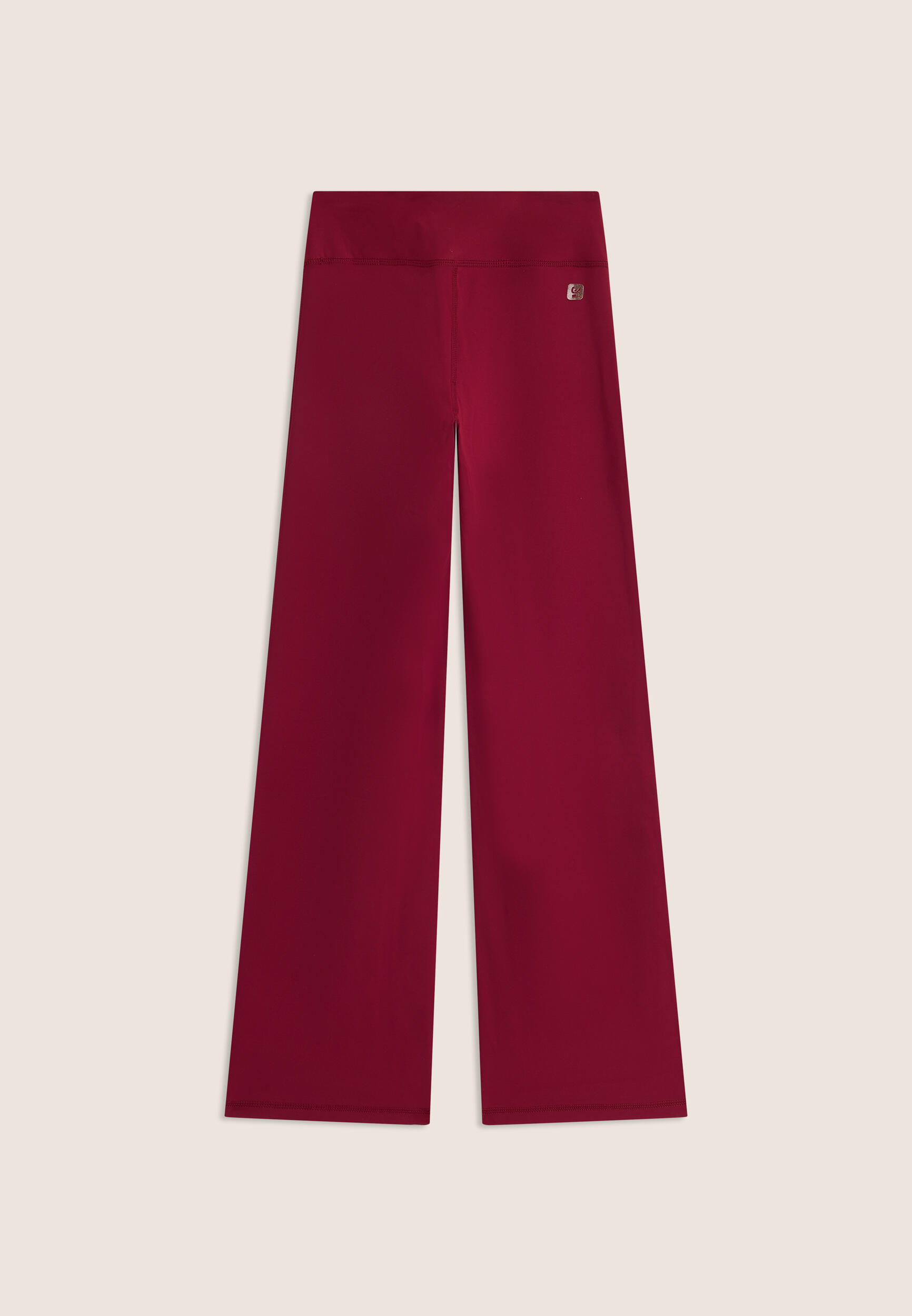 Leggings in tessuto quick dry vita alta con fondo a zampa 2/3