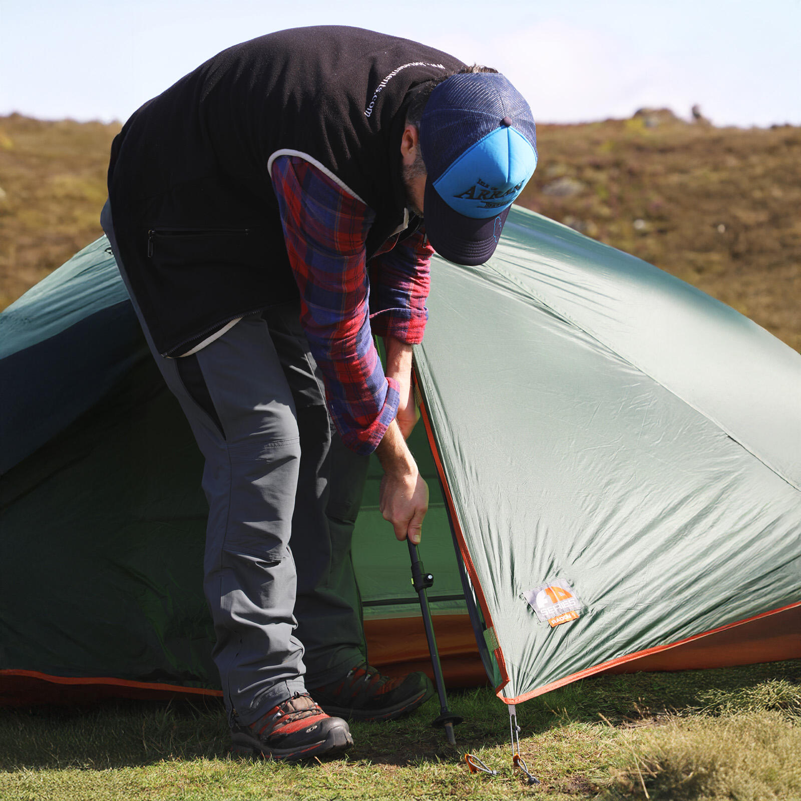 Radon UL Trekkingtent voor 1 persoon kamperen eenpersoonstent bivaktent, 1,2 kg 7/7