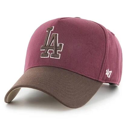 Brand `47 czapka z daszkiem MLB Los Angeles Dodgers bordowa