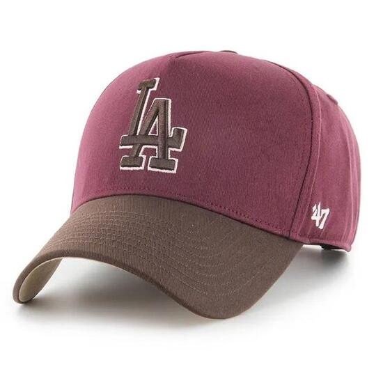 Brand `47 czapka z daszkiem MLB Los Angeles Dodgers bordowa