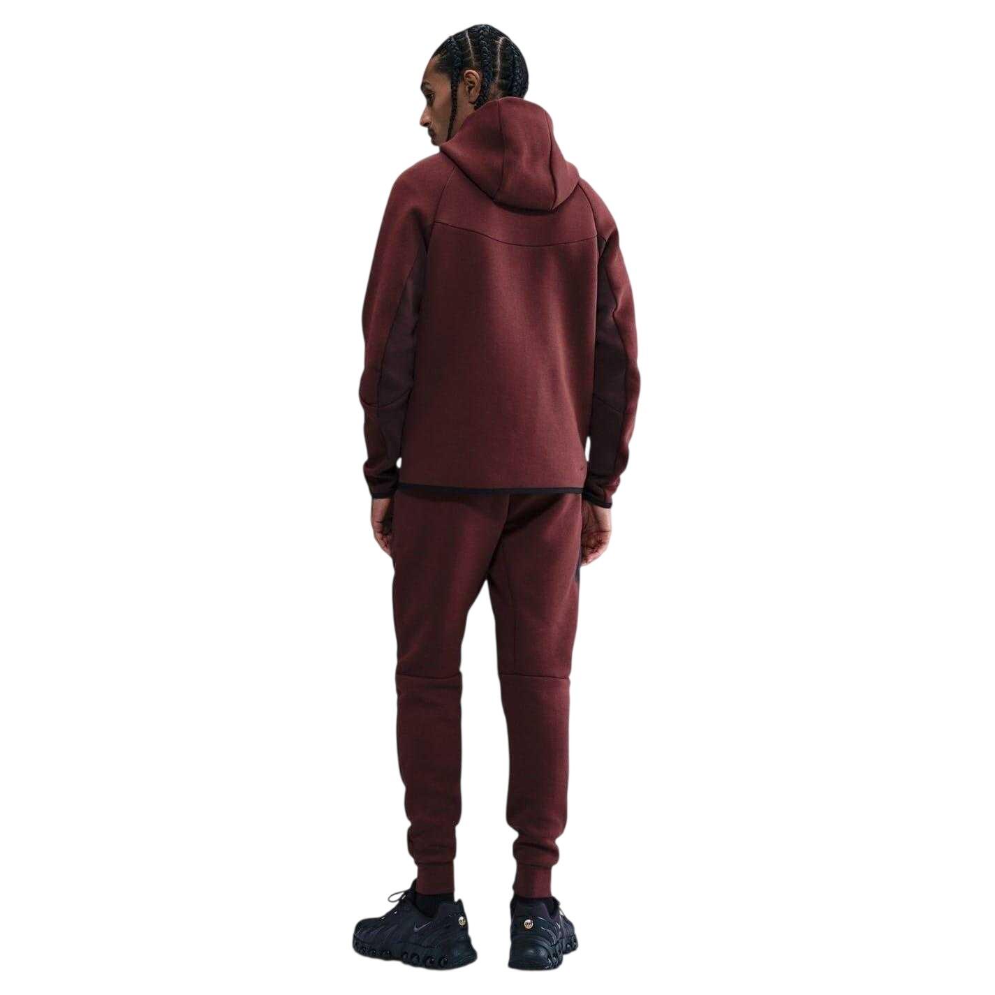 "Tech" Hoodie mit durchgehendem Reißverschluss für Herren Team Rot 2/4