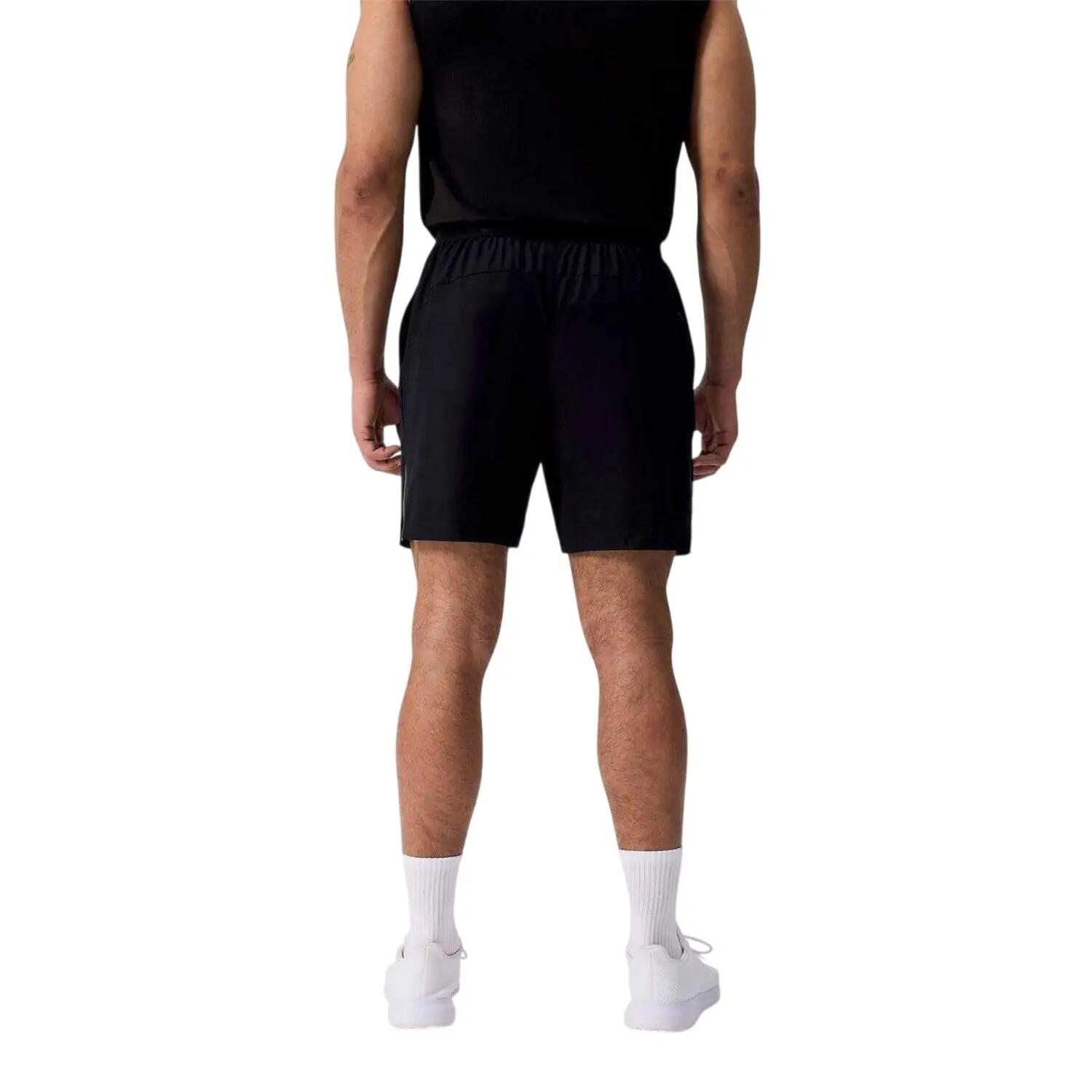 Mens Tempo Elasticated Waist Regular Shorts (Black) 3/4