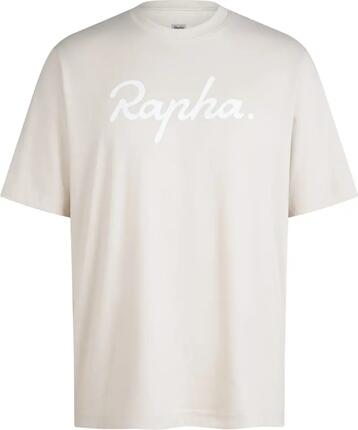 Rapha Cotton Logo Beige Herren Kurzarm T-Shirt