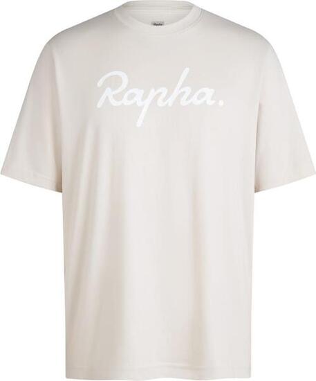 Rapha Cotton Logo Beige Herren Kurzarm T-Shirt