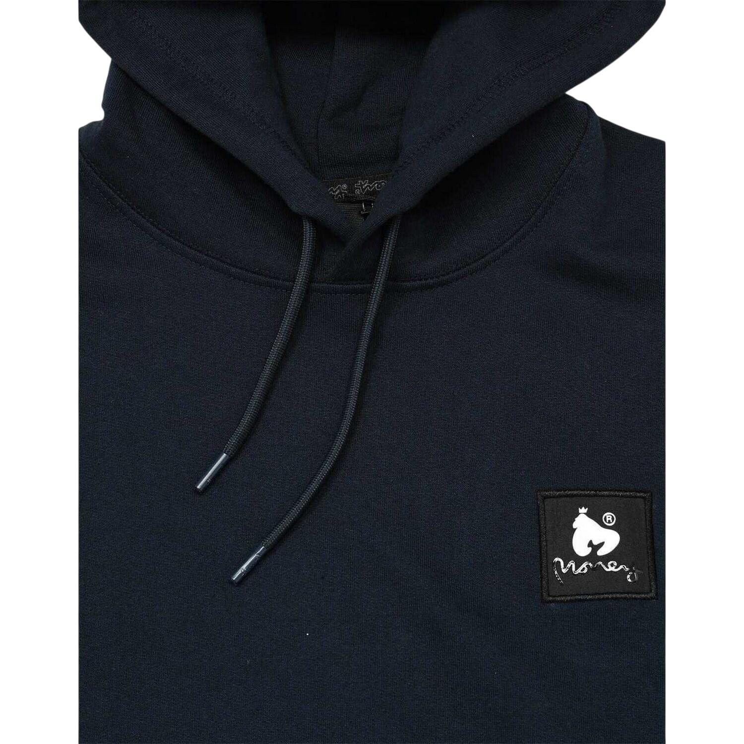 Mens Combo Patch Hoodie (Navy) 3/3