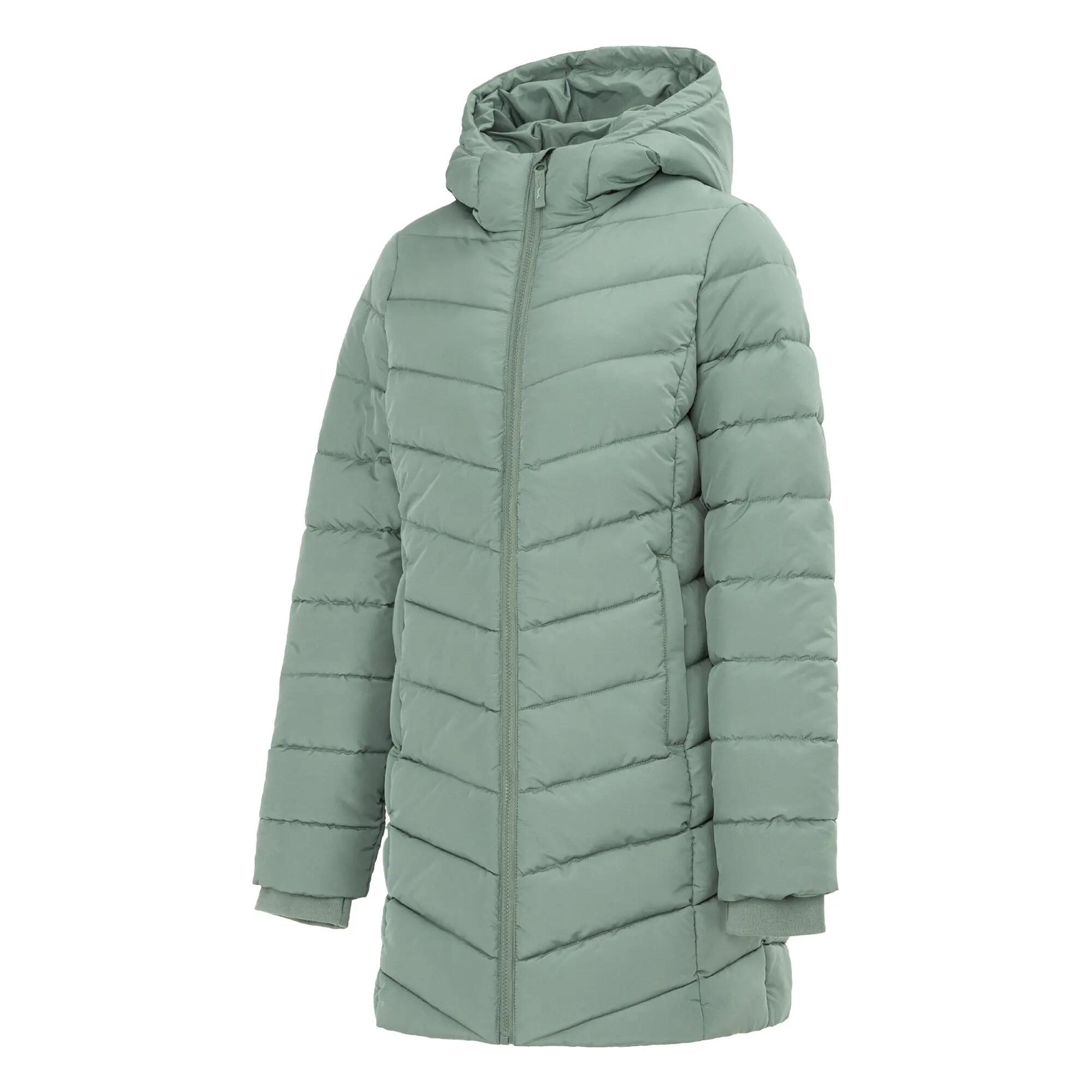 Steppjacke für , MidiLänge, Polyester Damen Helles Khaki 3/3