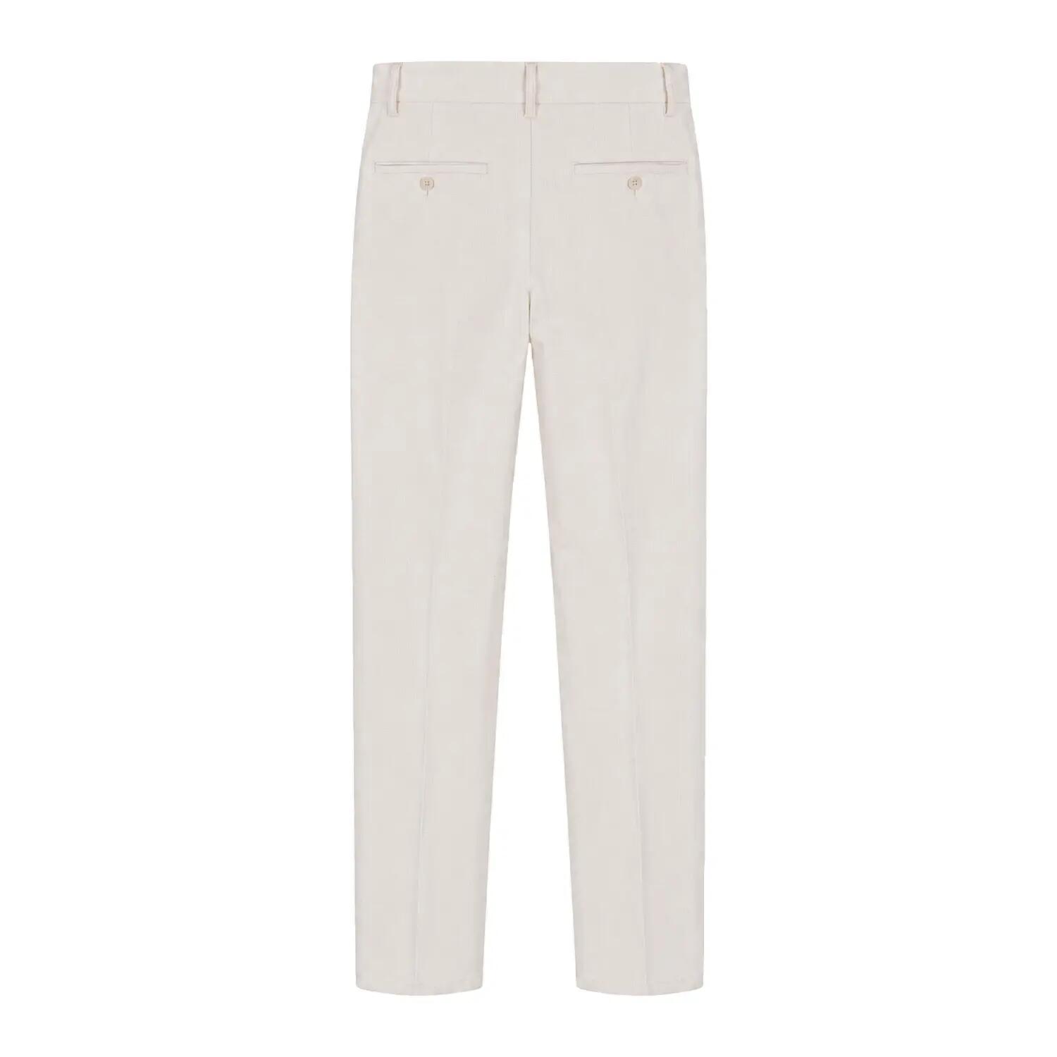 Chino Dritto Uomo Boss Bianco 2/3