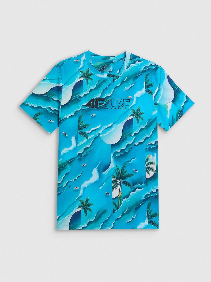 T-shirt bawełniany męski 4F 4FRSS26TTSHM4300 6/6