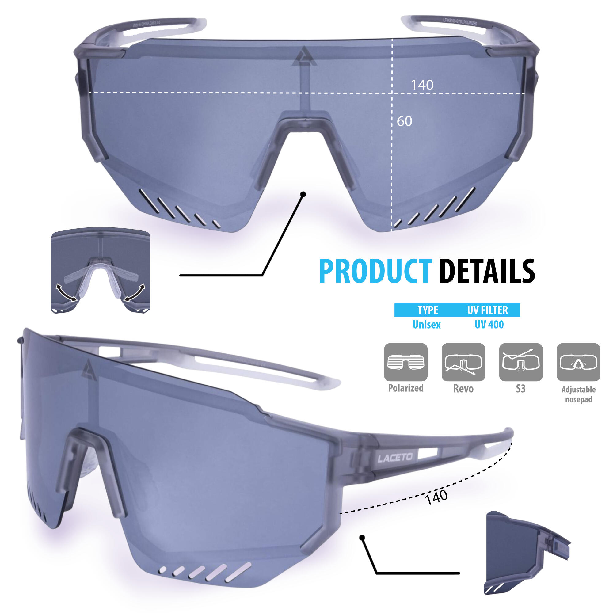 Gafas de sol polarizadas REN 5/5