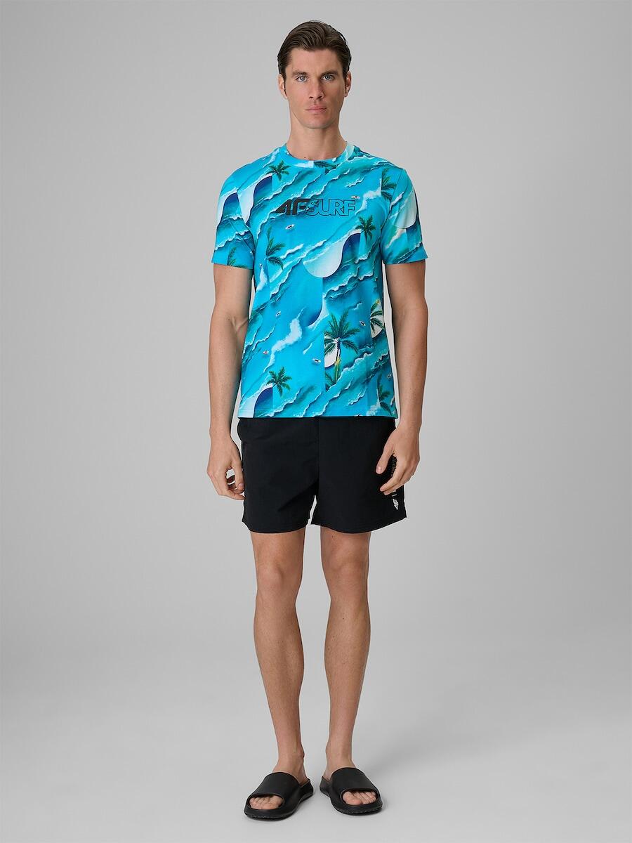 T-shirt bawełniany męski 4F 4FRSS26TTSHM4300 4/6