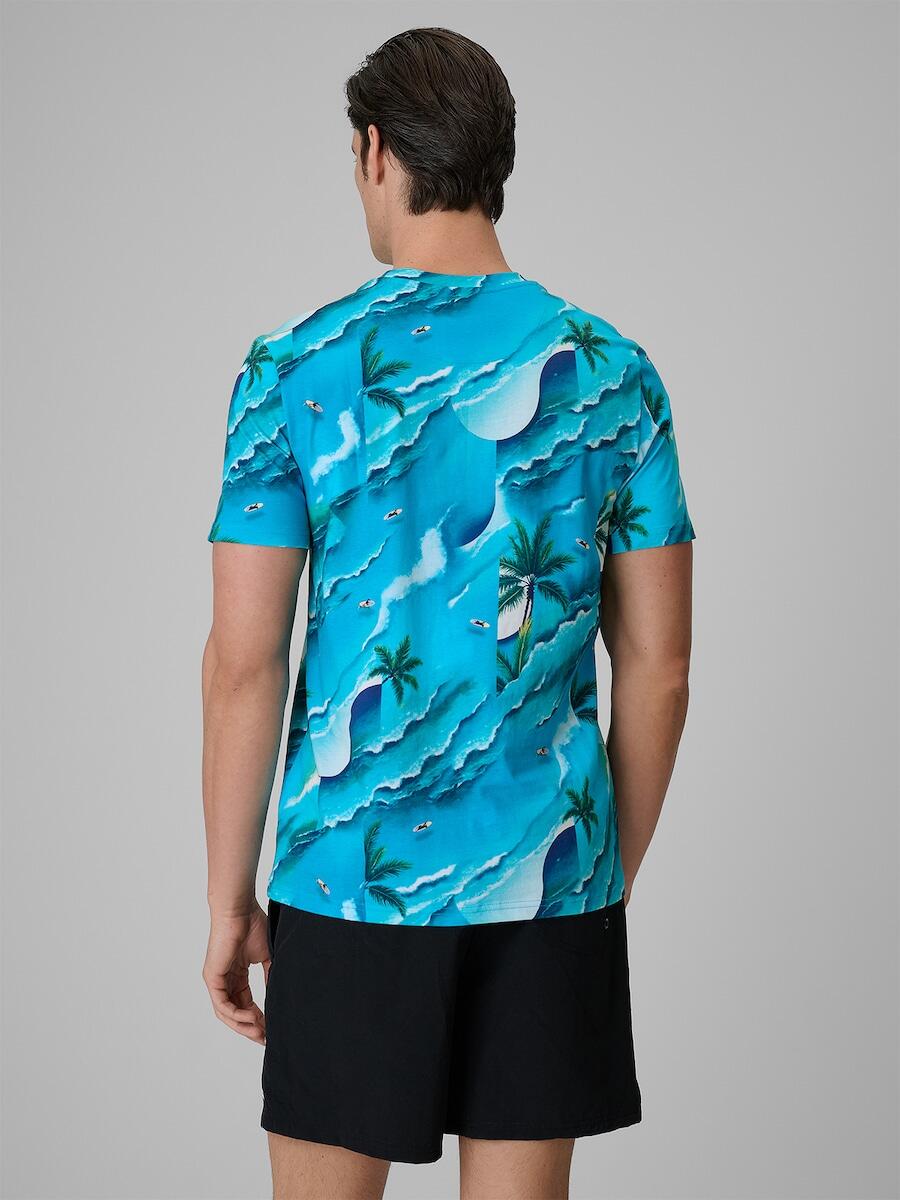 T-shirt bawełniany męski 4F 4FRSS26TTSHM4300 2/6
