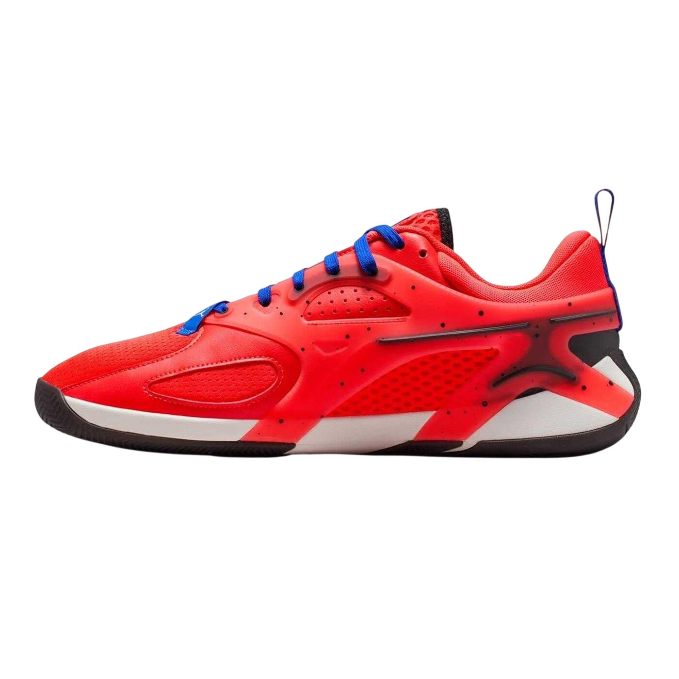 Mens Jordan Speckle Basketball Shoes (Red/Blue) 3/5