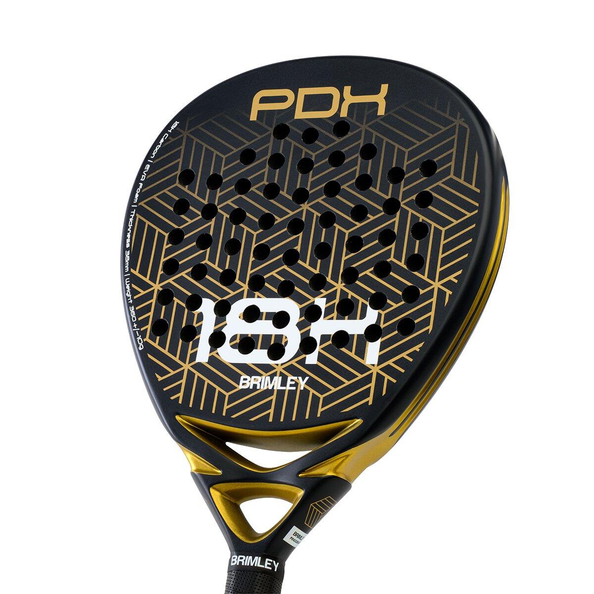 PDX18K Padelracket -  ZWART - unisex 3/5