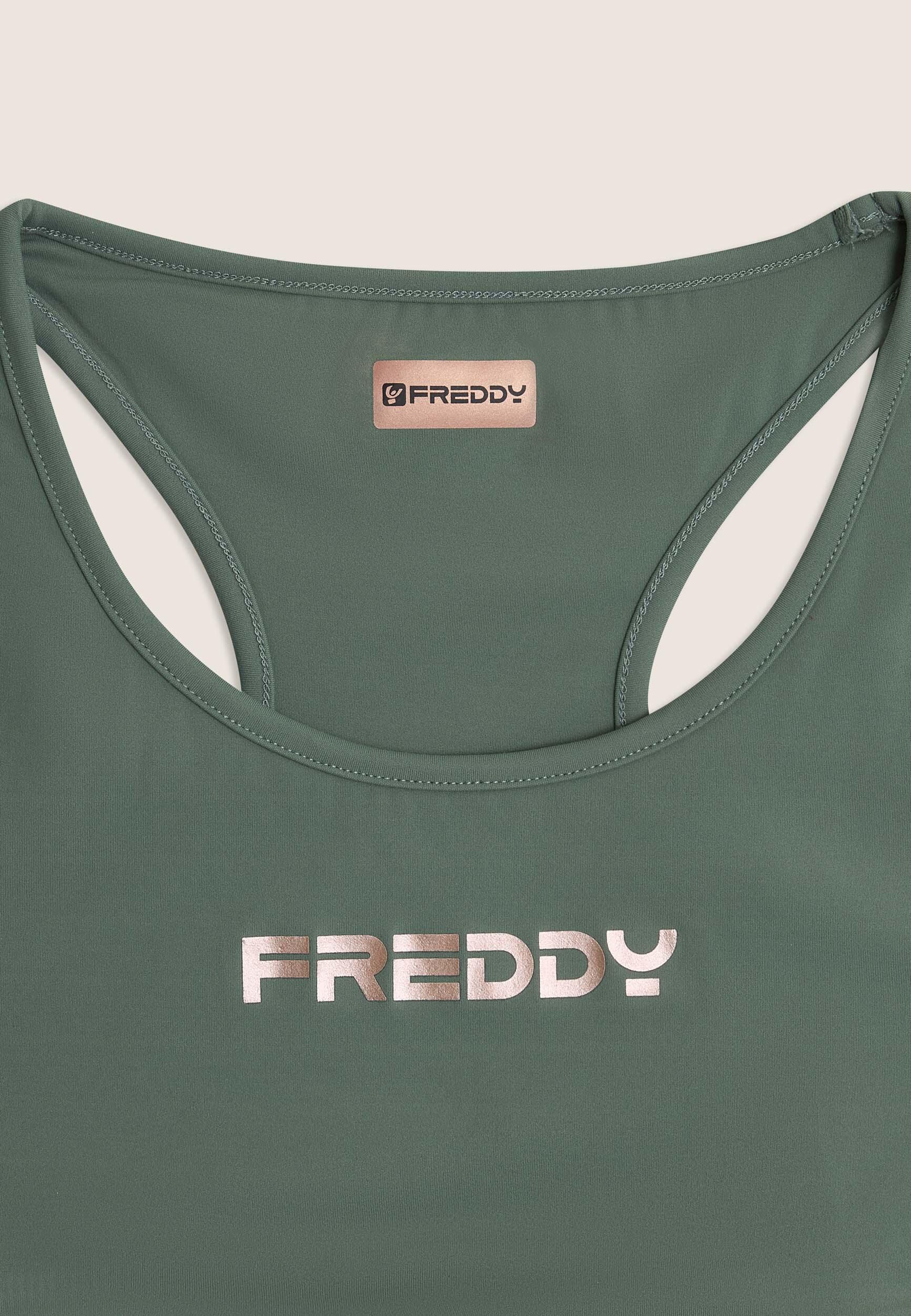 Brassière de sport à soutien moyen en tissu technique respirant 3/3