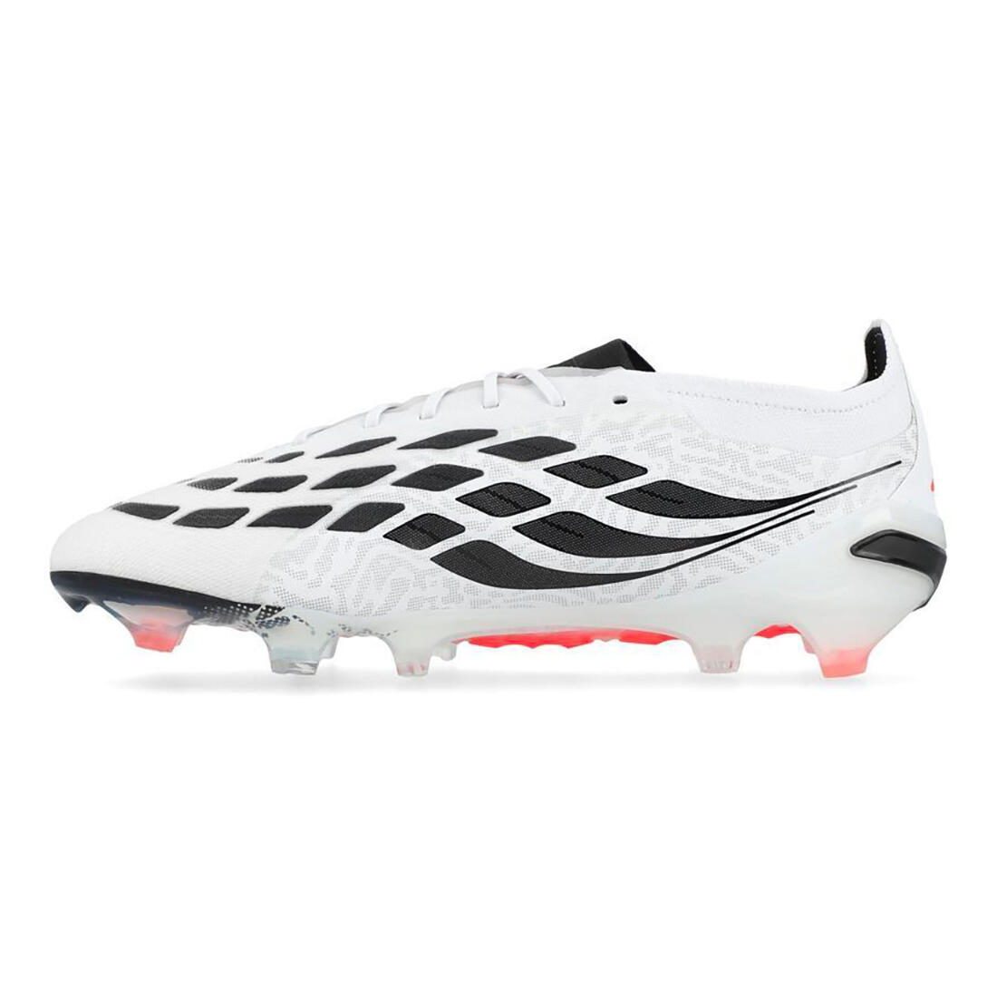 Crampons Adidas Predator Elite FG Blanc, noir et rose 3/14