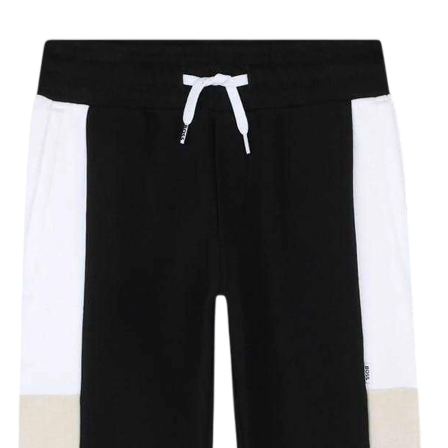 Pantaloni Da Jogging Blocchi Di Colore Bambini Boss Nero 3/3