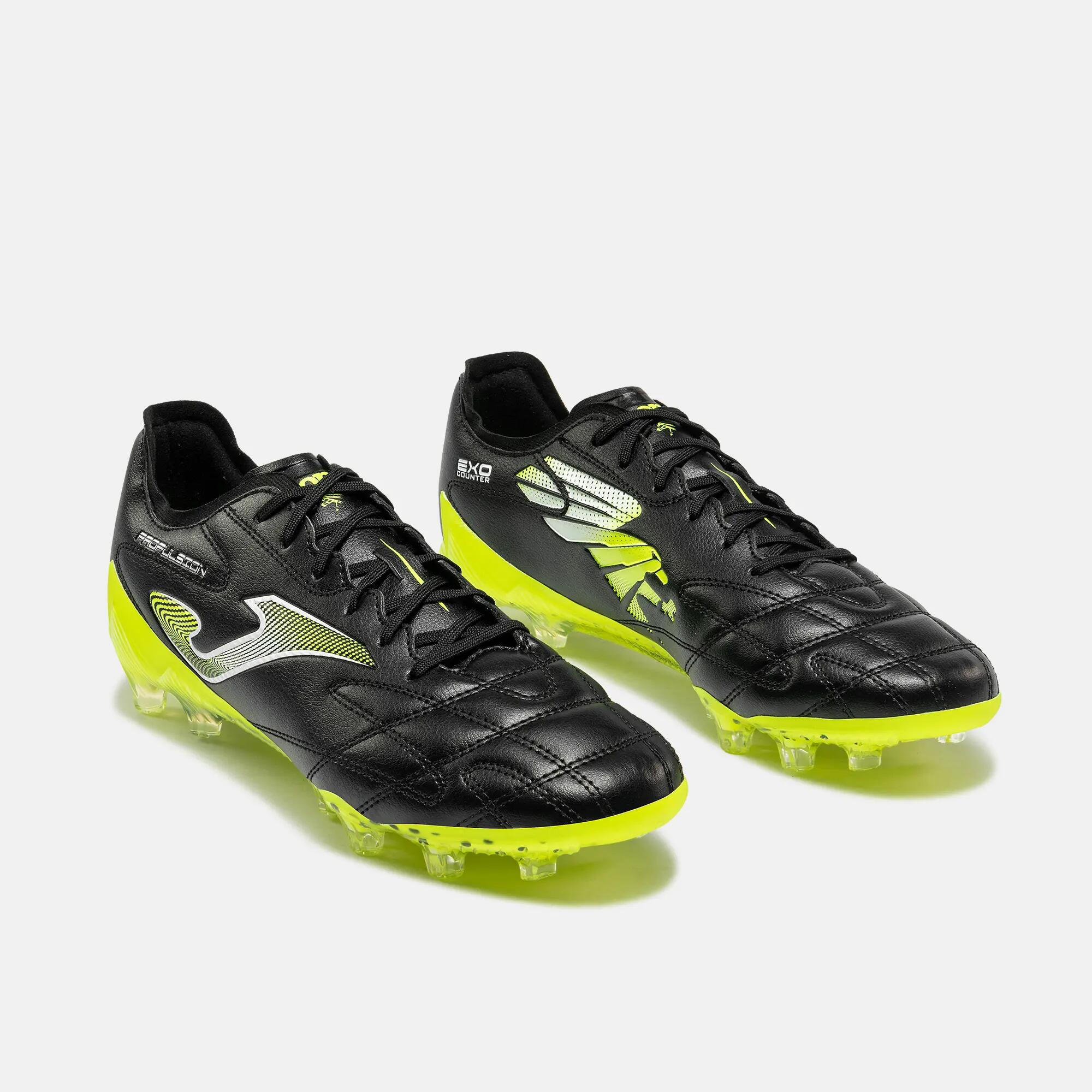 Chaussures Football Football Adulte Joma Propulsion 26 FG Noir 2/5