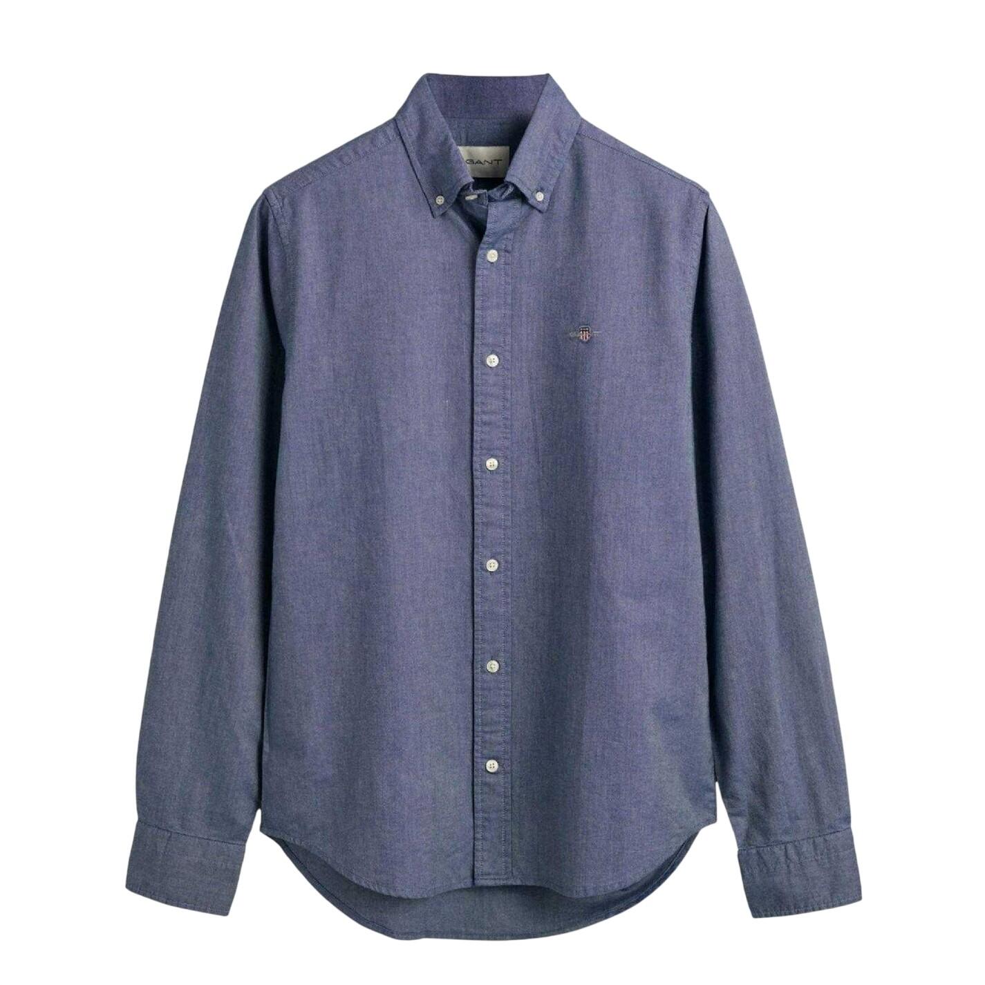 Camicia Button Down Oxford Uomo Gant Classic Blu 2/5