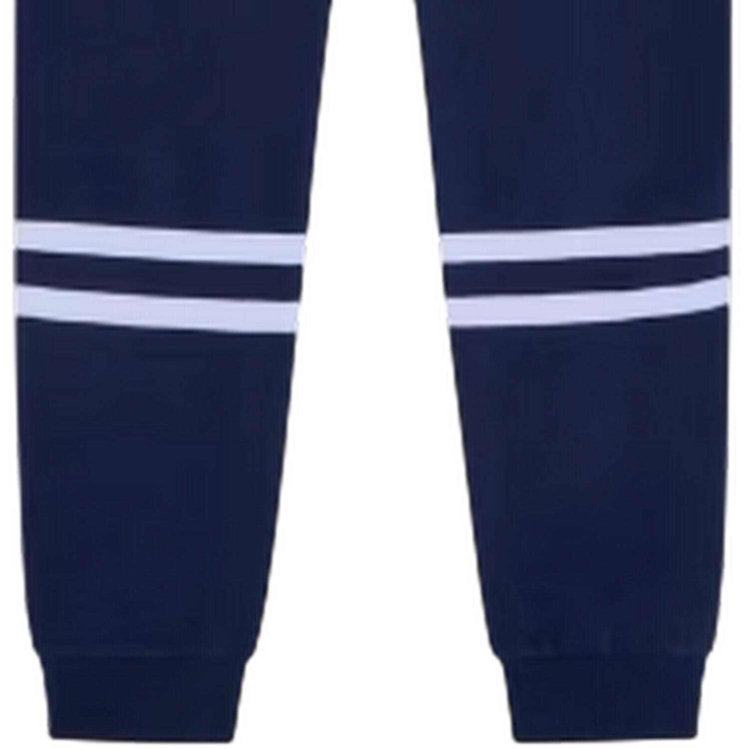 Mens Cordova Fleece Logo Joggers (Navy) 4/4