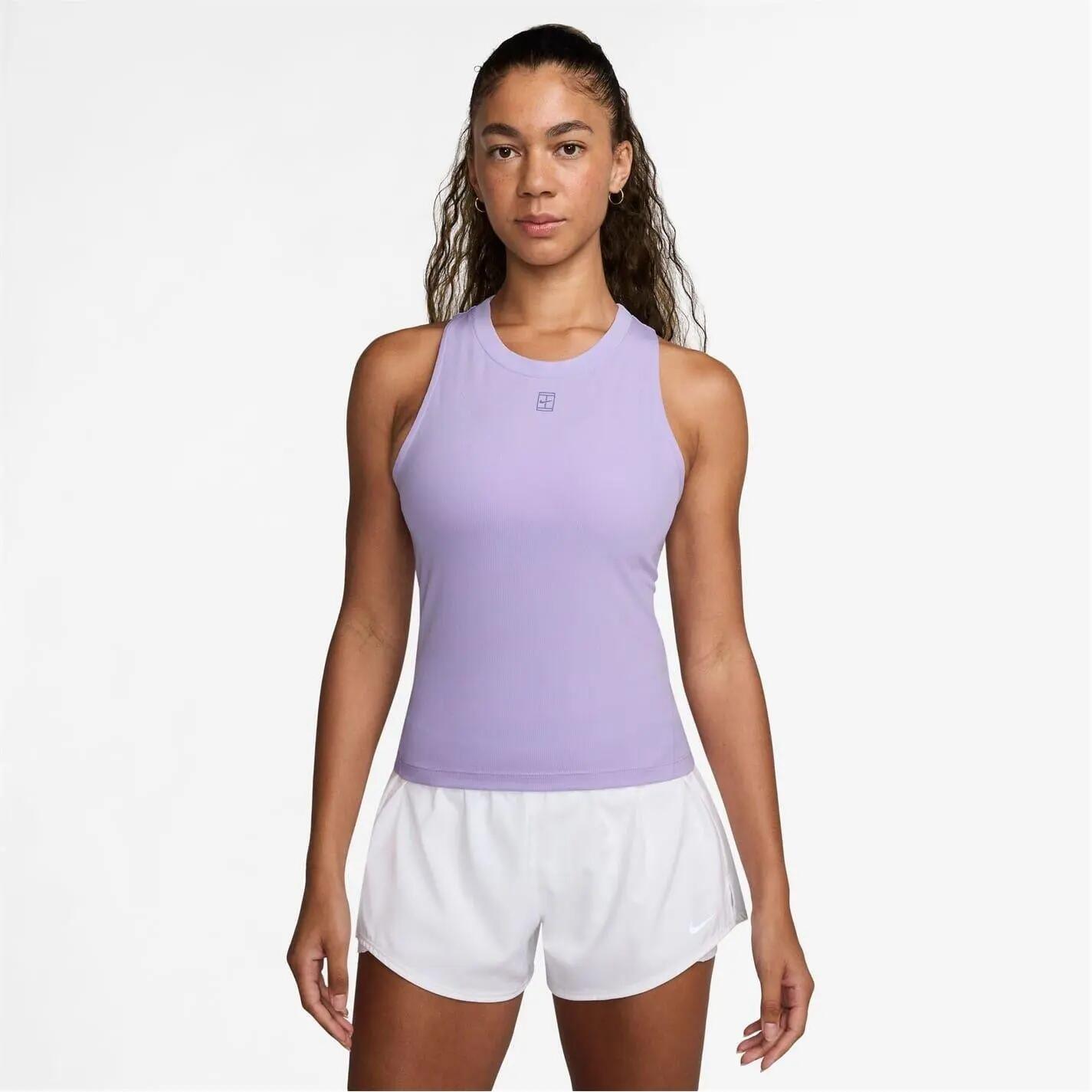 Camiseta Sin Mangas Court Advantage para Mujer Hortensia Púrpura 2/4